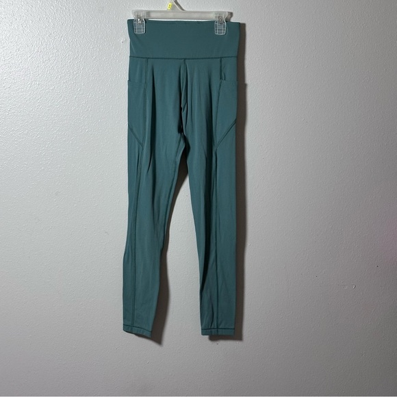 Aeropostale Women Green Full Lenght Athletic Leggings Size Small. - Picture 1 of 8